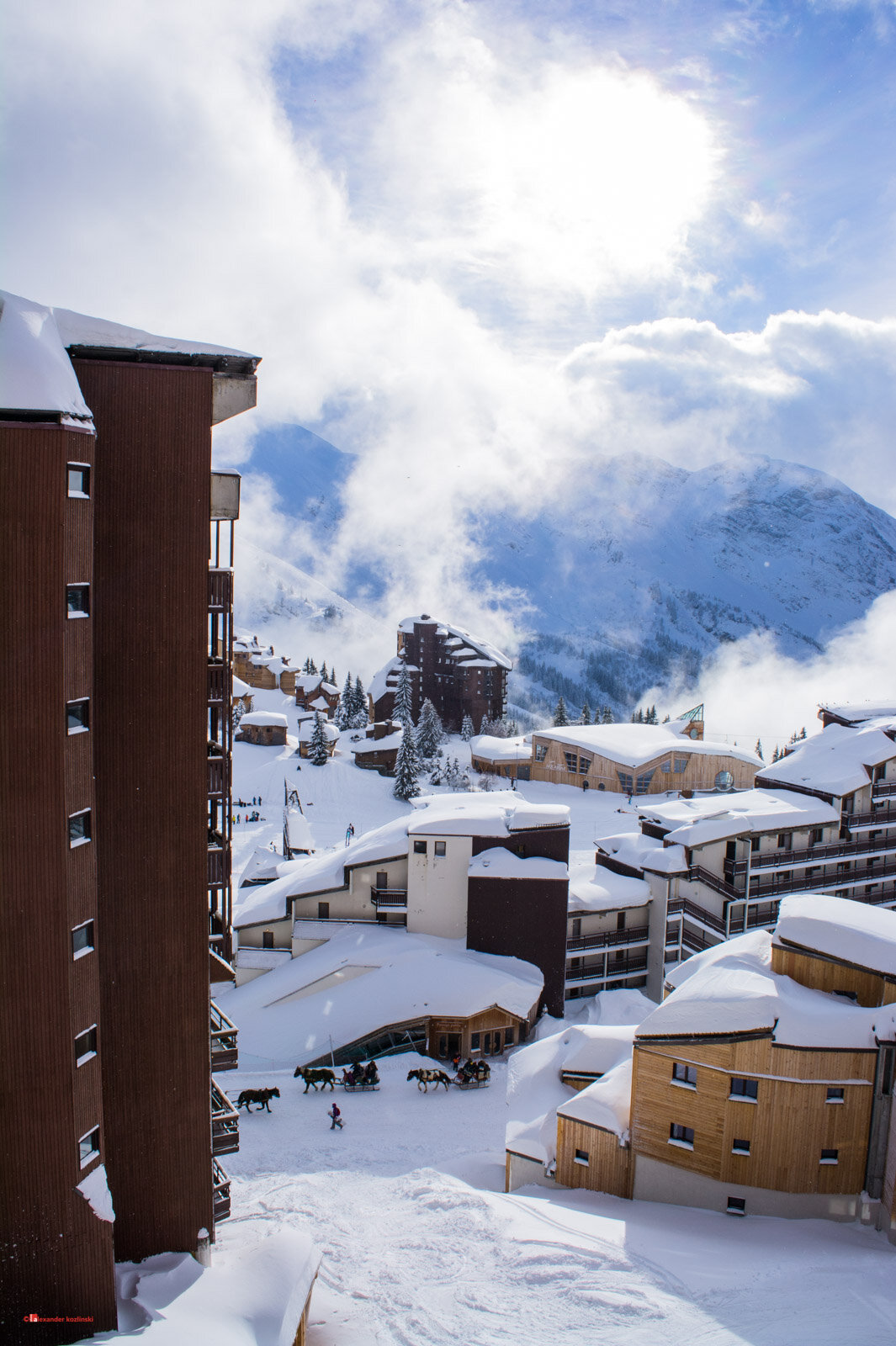 Clouds over Avoriaz