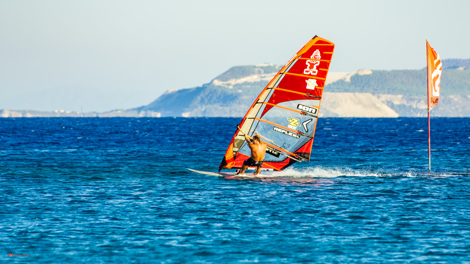 Windsurfing on Kos