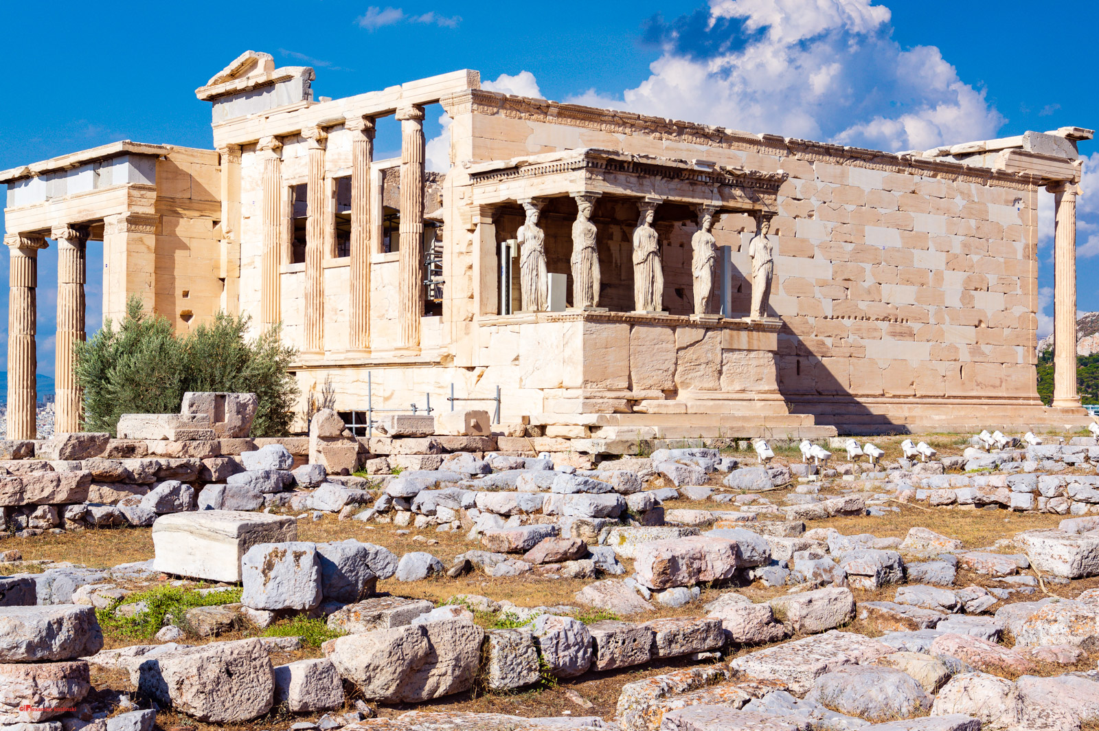 Erechtheion Temple and the Porch of the Caryatids