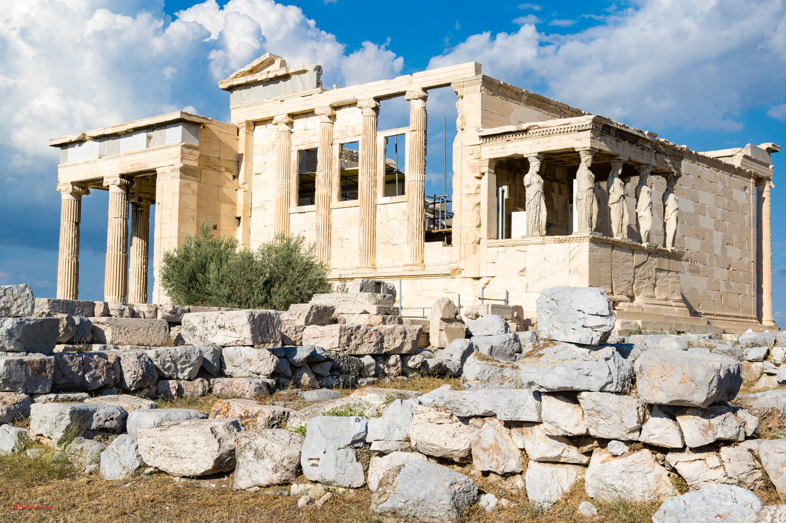 Erechtheion Temple and the Porch of the Caryatids