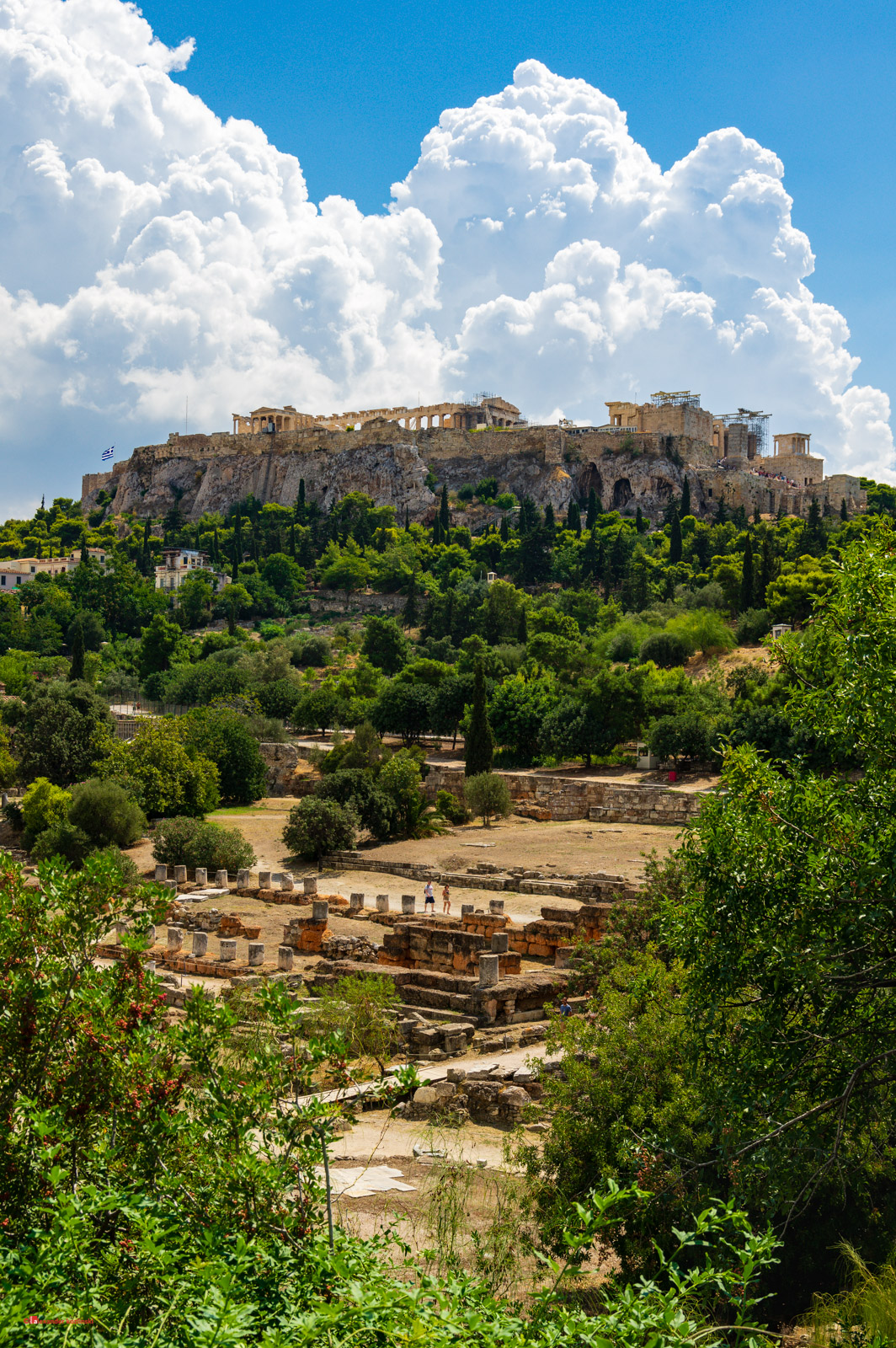 View of the Acropolis from the Ancient Agora
