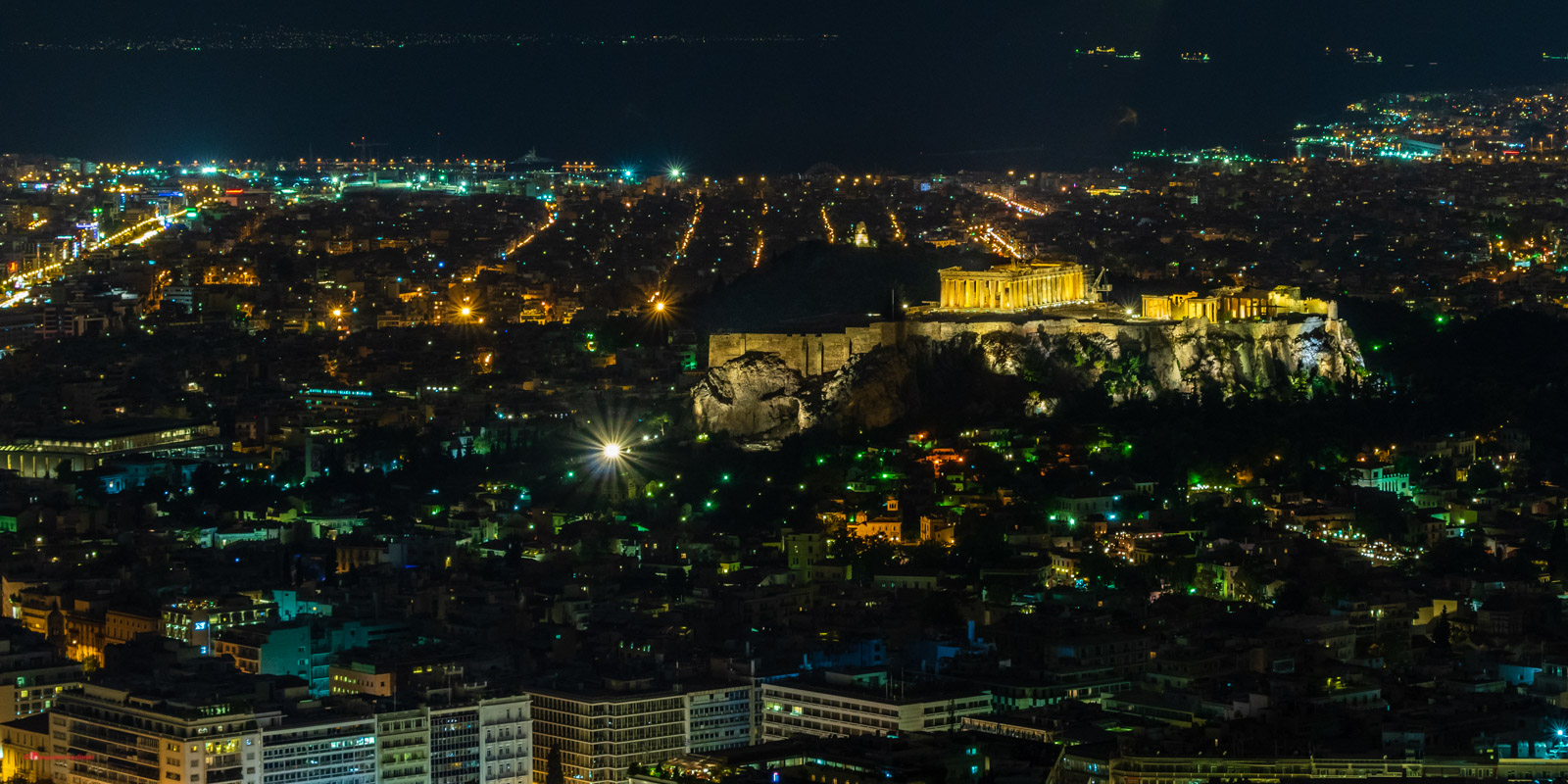 View of the Parthenon from the Likavitou mountain
