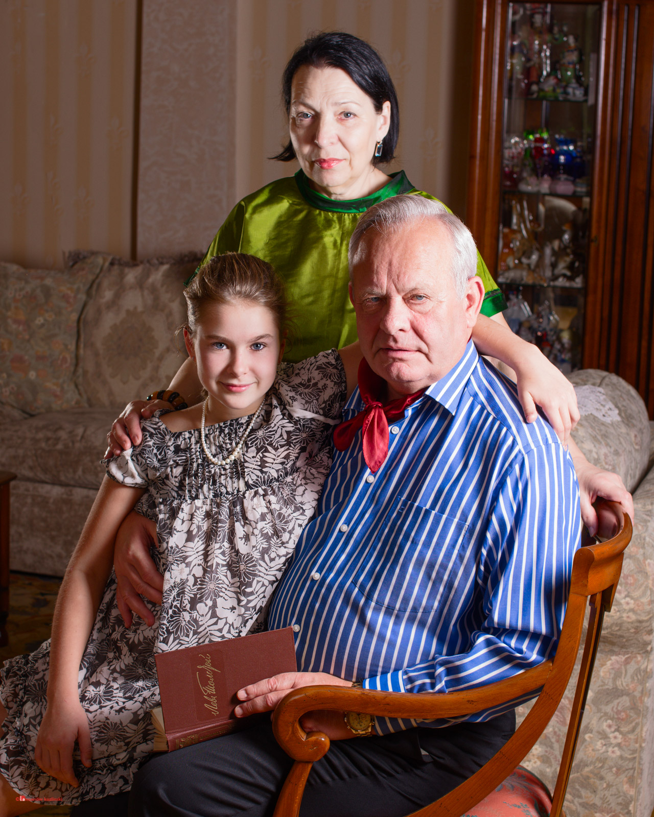Анна, бабушка и дед