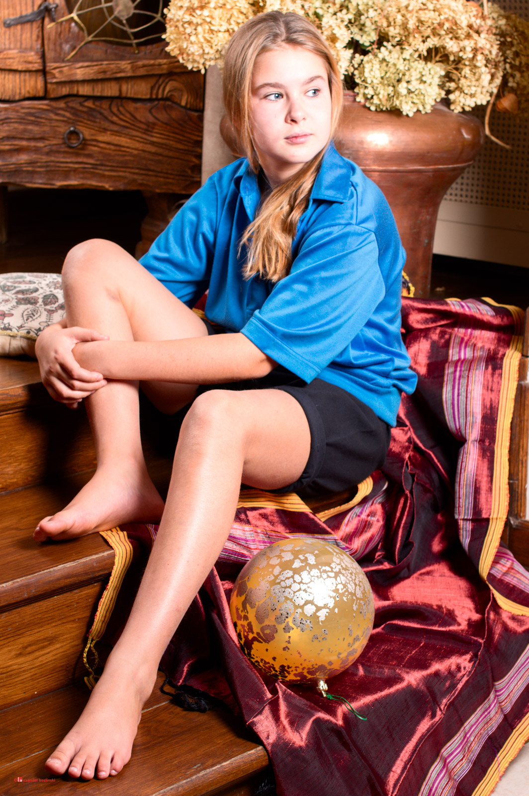 Анна спортсменка и мяч
