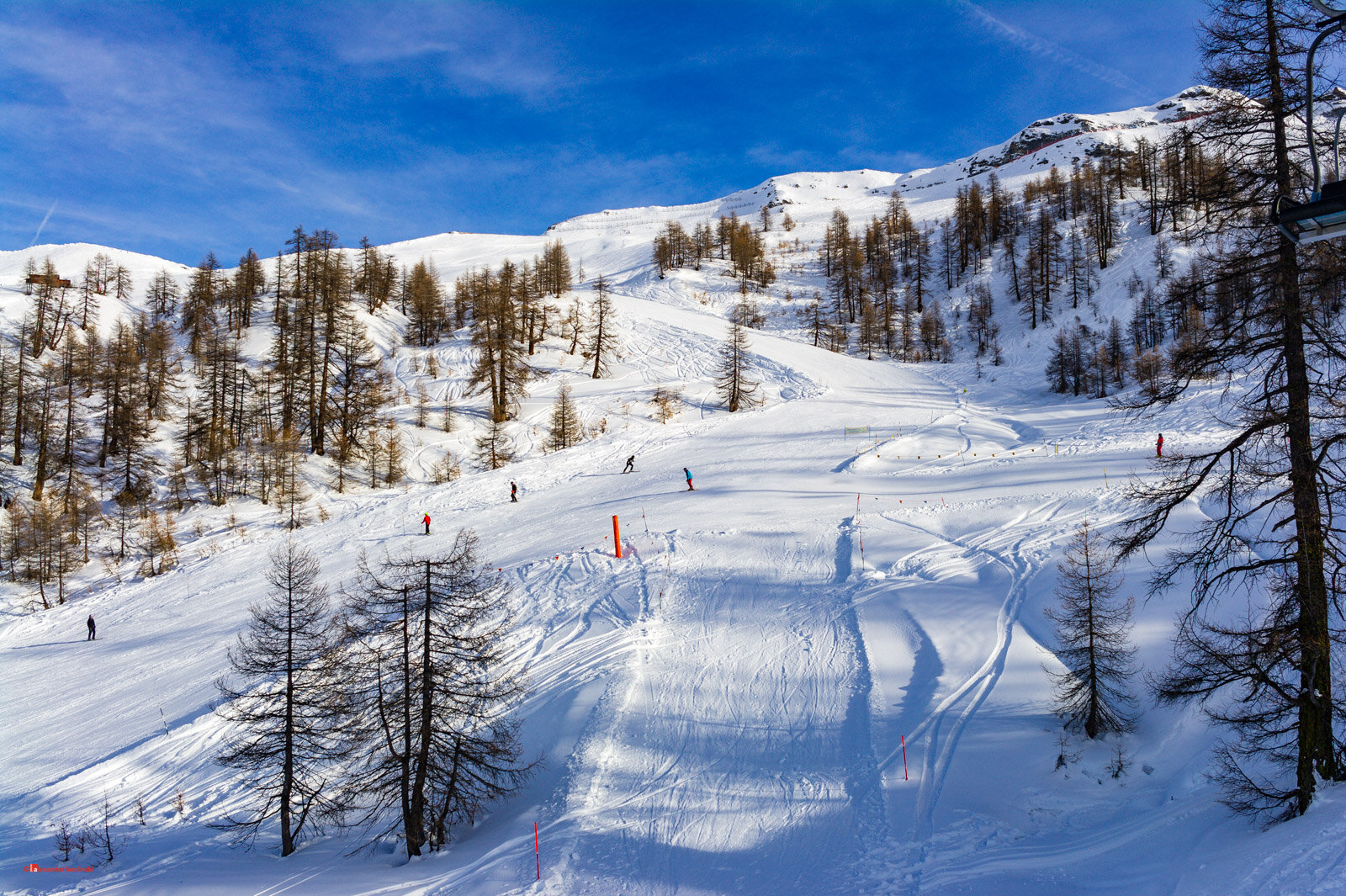Ski slopes Sauze d'Oulx